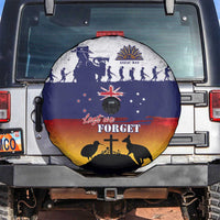 New Zealand And Australia ANZAC Last Post Spare Tire Cover LT05 Blue - Polynesian Pride