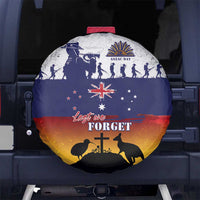 New Zealand And Australia ANZAC Last Post Spare Tire Cover LT05 No hole Blue - Polynesian Pride