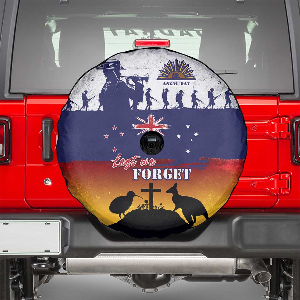 New Zealand And Australia ANZAC Last Post Spare Tire Cover LT05 - Polynesian Pride