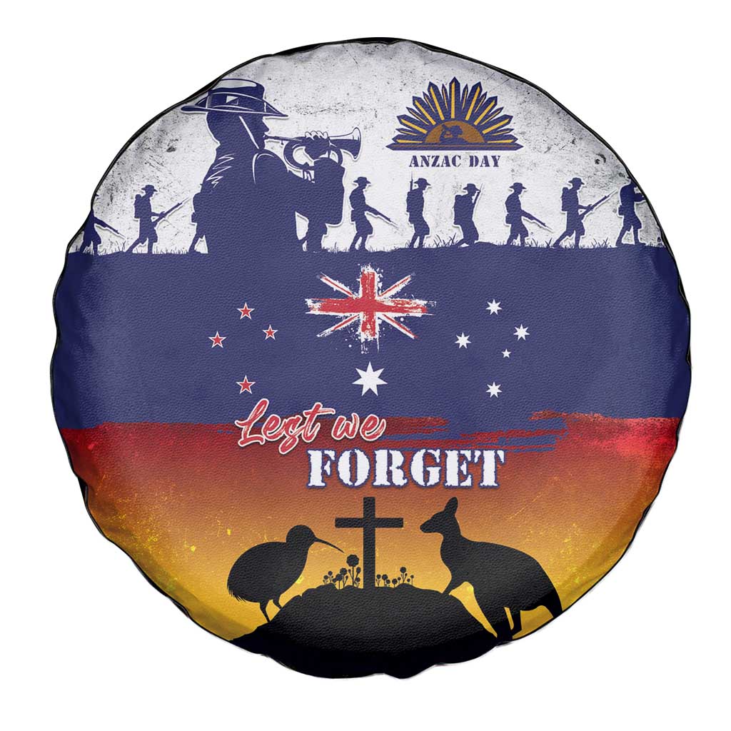 New Zealand And Australia ANZAC Last Post Spare Tire Cover LT05 - Polynesian Pride