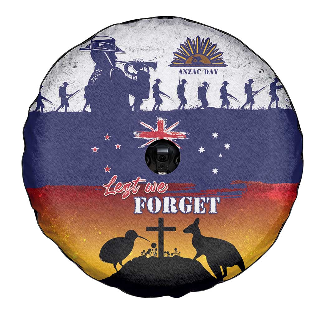 New Zealand And Australia ANZAC Last Post Spare Tire Cover LT05 - Polynesian Pride