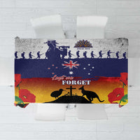 New Zealand And Australia ANZAC Last Post Tablecloth LT05 Blue - Polynesian Pride