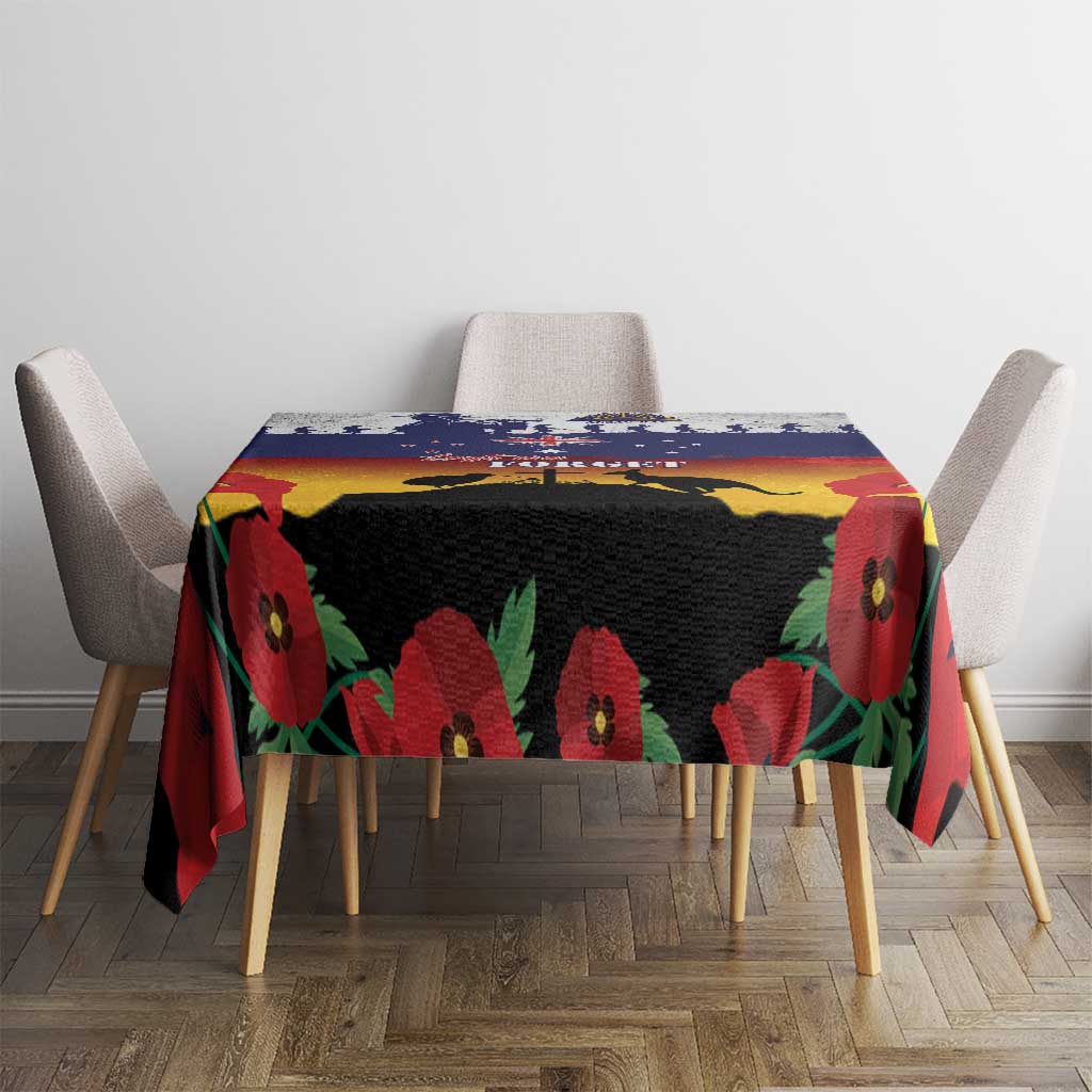 New Zealand And Australia ANZAC Last Post Tablecloth LT05 - Polynesian Pride