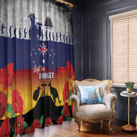 New Zealand And Australia ANZAC Last Post Window Curtain LT05 - Polynesian Pride