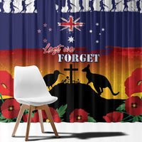 New Zealand And Australia ANZAC Last Post Window Curtain LT05 - Polynesian Pride