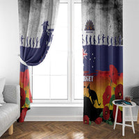 New Zealand And Australia ANZAC Last Post Window Curtain LT05 - Polynesian Pride