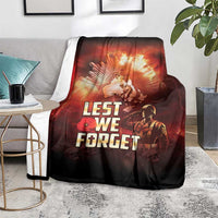 Honouring The ANZAC Spirit Blanket Gallipoli Lest We Forget LT05 - Polynesian Pride