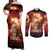 Honouring The ANZAC Spirit Couples Matching Off Shoulder Maxi Dress and Long Sleeve Button Shirt Gallipoli Lest We Forget