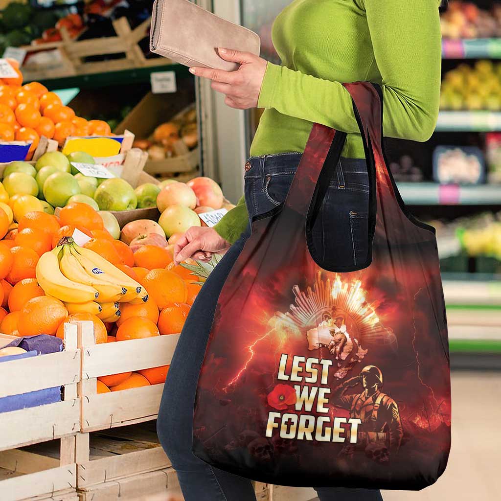 Honouring The ANZAC Spirit Grocery Bag Gallipoli Lest We Forget LT05 - Polynesian Pride