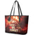 Honouring The ANZAC Spirit Leather Tote Bag Gallipoli Lest We Forget