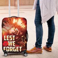 Honouring The ANZAC Spirit Luggage Cover Gallipoli Lest We Forget LT05 Red - Polynesian Pride