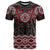 New Zealand Aotearoa T Shirt Red Taniko Art Maori Pattern