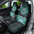 New Zealand Aotearoa Car Seat Cover Turquoise Taniko Art Maori Pattern