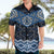 New Zealand Aotearoa Hawaiian Shirt Blue Taniko Art Maori Pattern