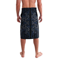 New Zealand Aotearoa Lavalava Blue Taniko Art Maori Pattern LT05 - Polynesian Pride