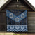 New Zealand Aotearoa Quilt Blue Taniko Art Maori Pattern