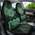 New Zealand Aotearoa Car Seat Cover Green Taniko Art Maori Pattern