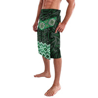 New Zealand Aotearoa Lavalava Green Taniko Art Maori Pattern LT05 - Polynesian Pride