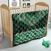New Zealand Aotearoa Quilt Green Taniko Art Maori Pattern LT05 - Polynesian Pride
