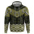 New Zealand Aotearoa Hoodie Yellow Taniko Art Maori Pattern