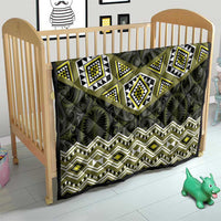 New Zealand Aotearoa Quilt Yellow Taniko Art Maori Pattern LT05 - Polynesian Pride