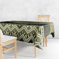 New Zealand Aotearoa Tablecloth Yellow Taniko Art Maori Pattern LT05 - Polynesian Pride