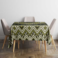 New Zealand Aotearoa Tablecloth Yellow Taniko Art Maori Pattern LT05 - Polynesian Pride