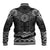 New Zealand Aotearoa Baseball Jacket Black Taniko Art Maori Pattern