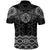 New Zealand Aotearoa Polo Shirt Black Taniko Art Maori Pattern