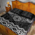 New Zealand Aotearoa Quilt Bed Set Black Taniko Art Maori Pattern