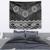 New Zealand Aotearoa Tapestry Black Taniko Art Maori Pattern LT05 - Polynesian Pride