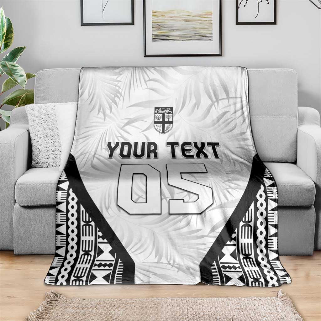 Custom Fiji 2026 Rugby Blanket Fijian Tapa Pattern LT05 - Polynesian Pride
