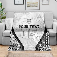 Custom Fiji 2026 Rugby Blanket Fijian Tapa Pattern LT05 - Polynesian Pride