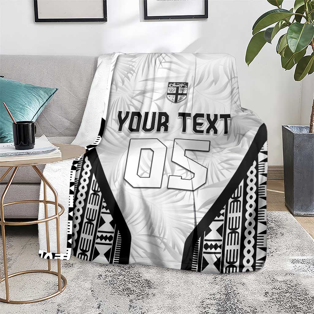 Custom Fiji 2026 Rugby Blanket Fijian Tapa Pattern LT05 - Polynesian Pride
