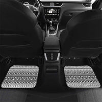 Custom Fiji 2026 Rugby Car Mats Fijian Tapa Pattern LT05 Set 2pcs - Back White - Polynesian Pride