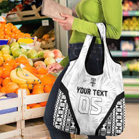 Custom Fiji 2026 Rugby Grocery Bag Fijian Tapa Pattern LT05 - Polynesian Pride