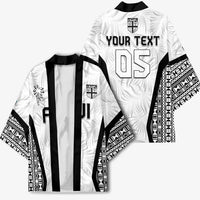 Custom Fiji 2026 Rugby Kimono Fijian Tapa Pattern LT05 - Polynesian Pride