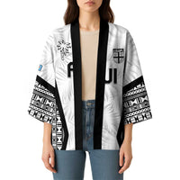 Custom Fiji 2026 Rugby Kimono Fijian Tapa Pattern LT05 - Polynesian Pride
