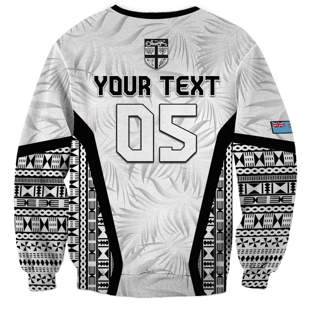 Custom Fiji 2026 Rugby Sweatshirt Fijian Tapa Pattern LT05 - Polynesian Pride
