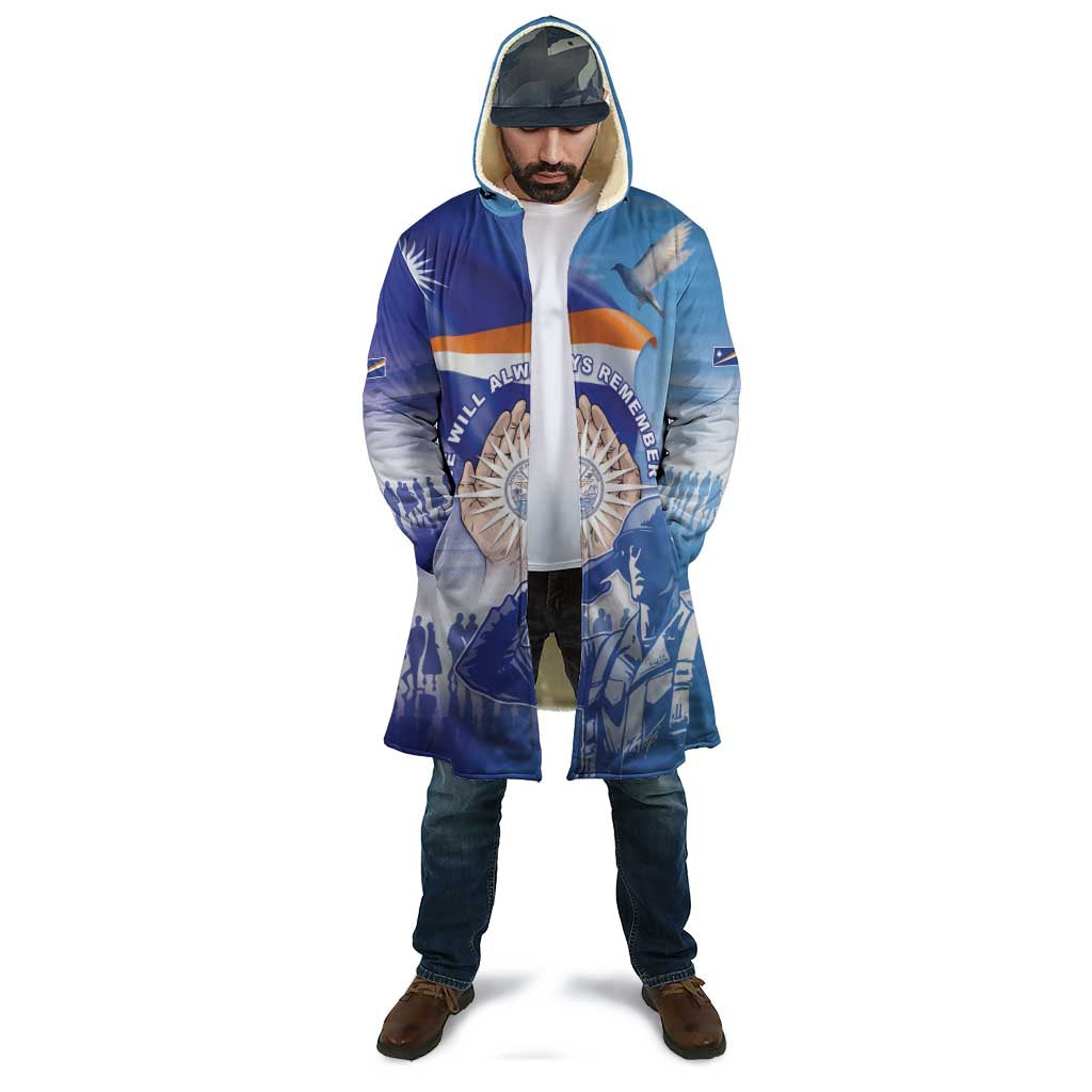 Personalised Marshall Islands Remembrance Day Cloak We Will Always Remember LT05 - Polynesian Pride