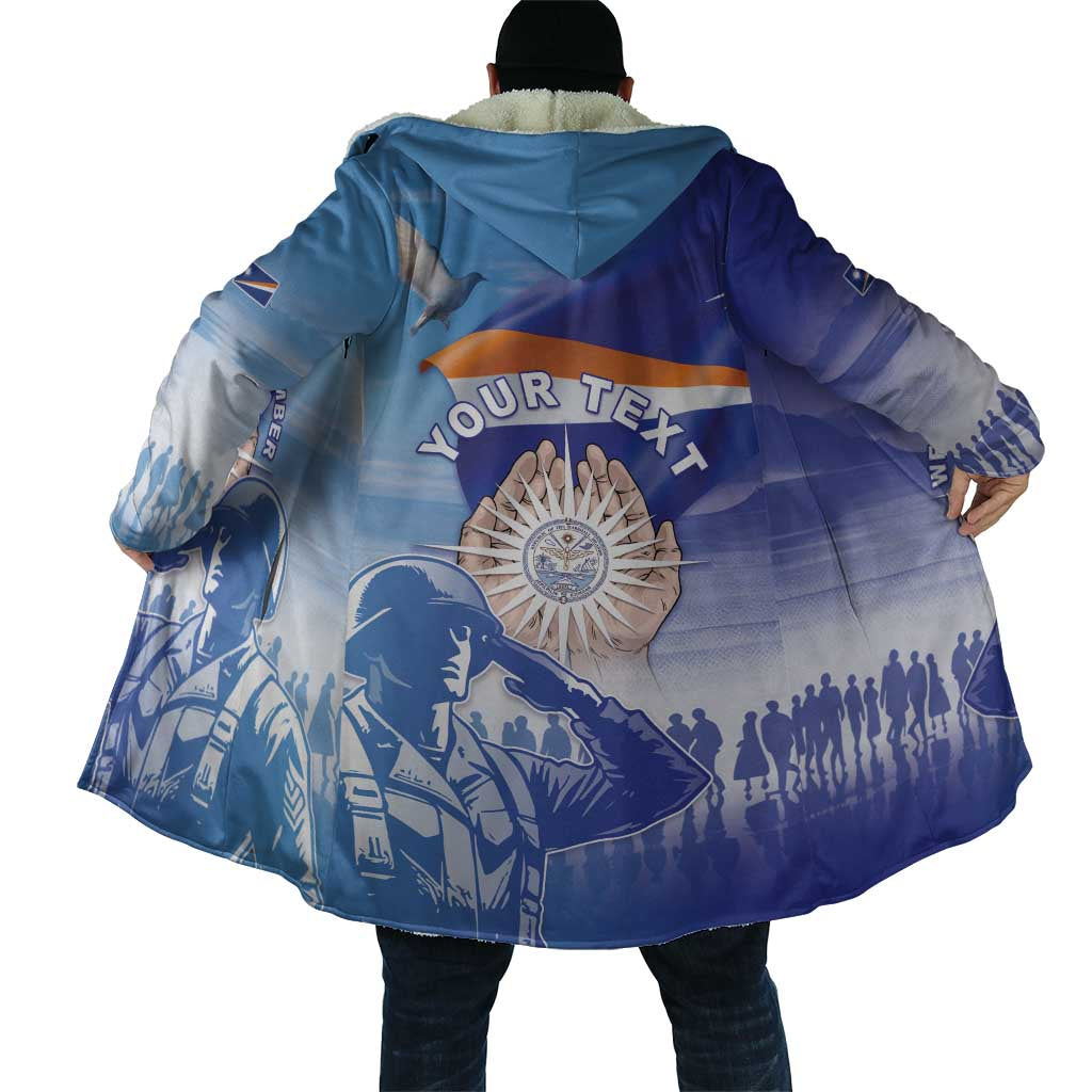 Personalised Marshall Islands Remembrance Day Cloak We Will Always Remember LT05 - Polynesian Pride