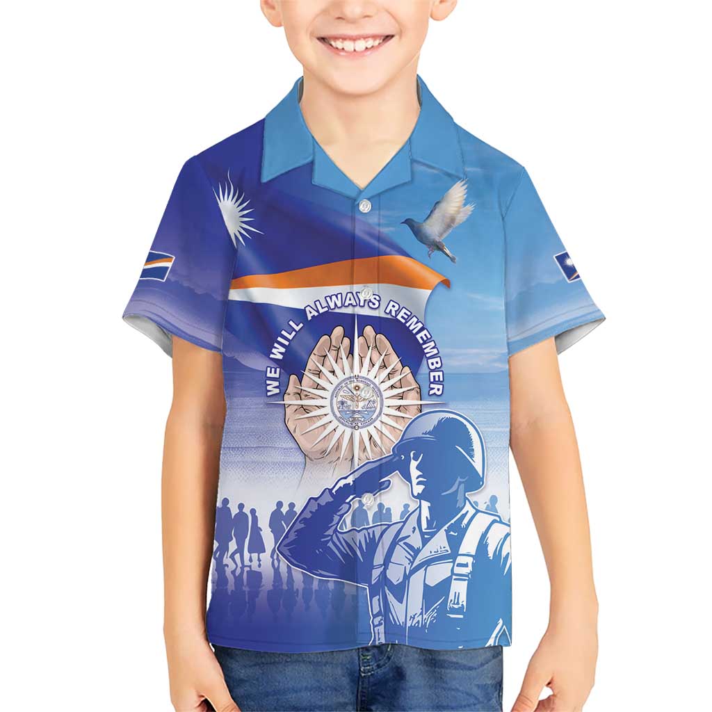Personalised Marshall Islands Remembrance Day Hawaiian Shirt We Will Always Remember LT05 - Polynesian Pride