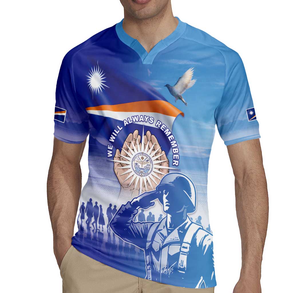 Personalised Marshall Islands Remembrance Day Rugby Jersey We Will Always Remember LT05 - Polynesian Pride