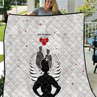 New Zealand ANZAC Day Quilt For The Nurse Lest We Forget LT05 White - Polynesian Pride