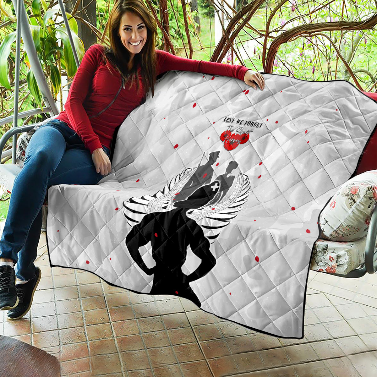 New Zealand ANZAC Day Quilt For The Nurse Lest We Forget LT05 - Polynesian Pride