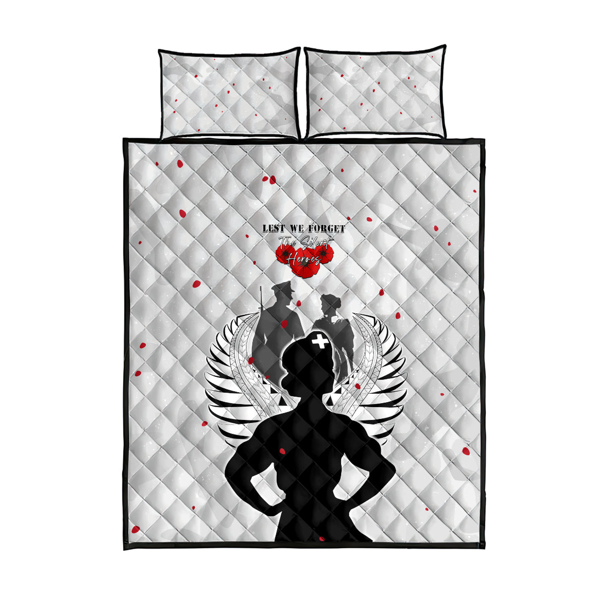 New Zealand ANZAC Day Quilt Bed Set For The Nurse Lest We Forget LT05 - Polynesian Pride