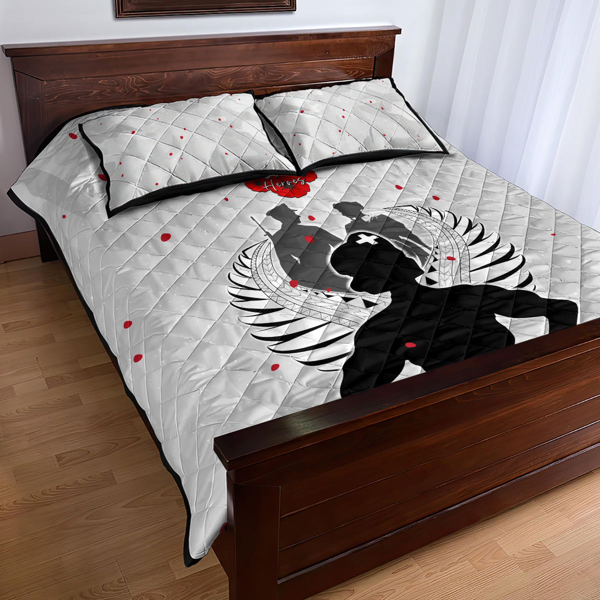 New Zealand ANZAC Day Quilt Bed Set For The Nurse Lest We Forget LT05 - Polynesian Pride