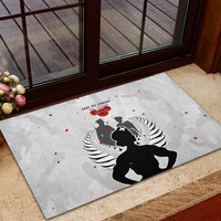 New Zealand ANZAC Day Rubber Doormat For The Nurse Lest We Forget LT05 - Polynesian Pride
