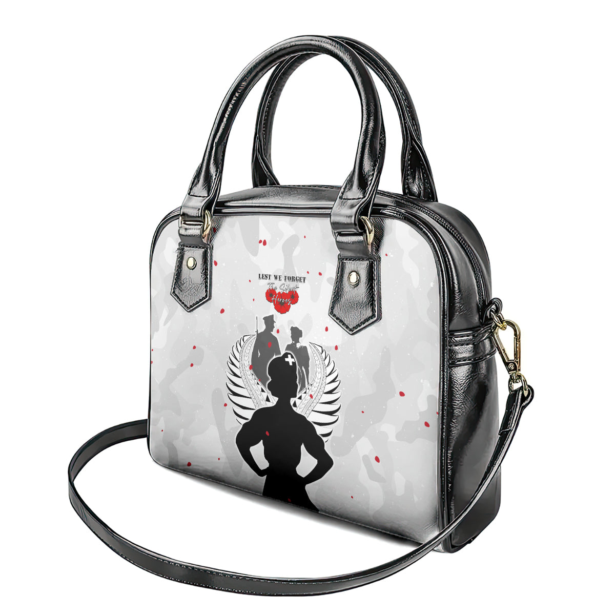 New Zealand ANZAC Day Shoulder Handbag For The Nurse Lest We Forget LT05 - Polynesian Pride