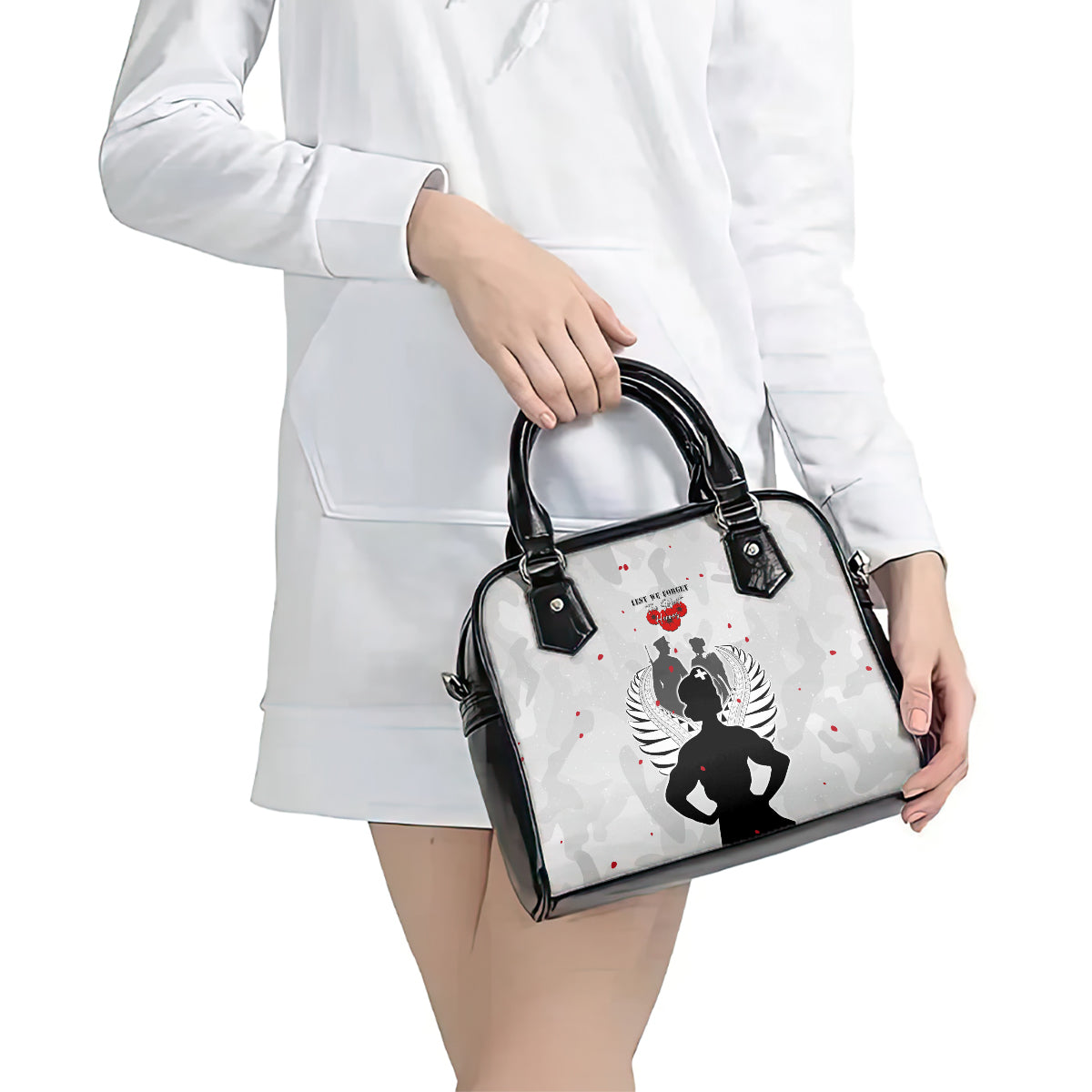 New Zealand ANZAC Day Shoulder Handbag For The Nurse Lest We Forget LT05 - Polynesian Pride
